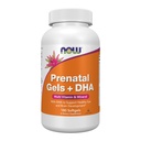 Suppléments, Gels prénatals + DHA avec 250 mg DHA par portion, plus Huile de Borage (GLA), 180 Softgels