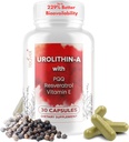 Urolithine A avancée (15 portions) et supplément de cellules souches avec 500mg Urolithine A, Resvératrol, PQQ, Vitamine E & Bioperine – soutient NAD+, Mitochondria, santé musculaire, cellules saines et niveaux d'énergie
