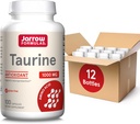 Formules de Jarrow Taurine 1000 mg, supplément alimentaire, supplément acide amino pour le soutien de la santé du cerveau, 100 capsules, 100 jours d'approvisionnement, (paquet de 12)