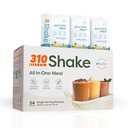 310 Nutrition – All-In-One Meal Replacement Shake - Nouvelle formule avec mélange de superaliments végétaliens riches en fibres - Adoucisseurs naturels - Faible carbure Shake, Keto & Paleo Friendly - Sans gluten - 26 Vitamines et minéraux essentiels - Variété Shake Box - Vanilla Crème