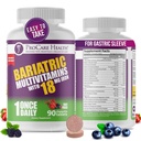 Multivitamine à croustilles bariatriques de santé ProCare avec fer 18mg (90 comprimés) - Flaveur de punch de fruits - pour les patients gastriques de passage et gastrectomie des manches* (3 mois)