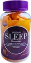 Gommies de sommeil végétaliennes pour adultes – Bio-Sleep FusionTM avec mélatonine, magnésium, curcuma, gingembre, mousse de mer et collagène – soutien naturel du sommeil, soulagement du stress, réveil rafraîchi – 60 comte
