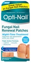 Patches de renouvellement des ongles fongiques Opti-Nail - 21 Patches, traitement de nuit améliore l'apparence des ongles pendant que vous dormez