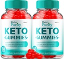 (2 Pack) Gummies de Pureté Keto ACV Perte avancée - Gummies de Pureté Keto Plus ACV Vinaigre KetoPureté ACV Gestion du poids Gummies, avis de pureté Keto Vitamine B12 Keto+ACV (120 Gummies)