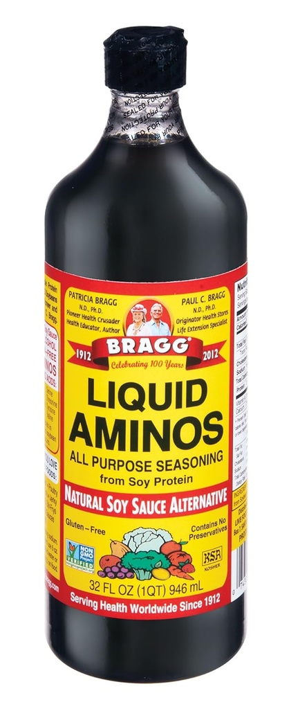 Bragg Amino Protein Concentrate, liquide, 32 once (paquet de 12)