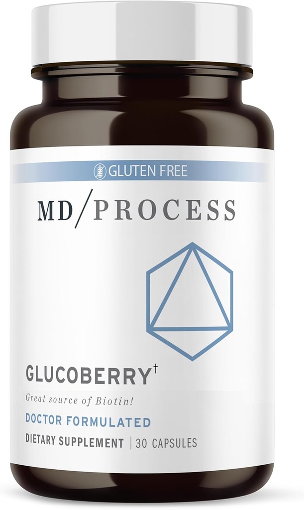 Extrait de GlucoBerry Maqui Berry avec Picolinate de chrome pour le soutien de la santé du sang - avec Biotin et Gymnema Sylvestre - Doctor Formulé - 30 Capsules