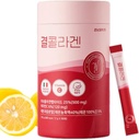 LEMONA Officiel Kyul Collagen, Coréen Vital Marine Collagen Peptides Poudre 500 mg pour les femmes avec la vitamine C pour la croissance des cheveux, ongles, peau, os et la santé articulaire faible moléculaire (60Stick*2g, Lemon Flavor)