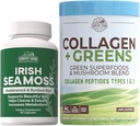 Country Farms ‘Beauty Pack Collagen + Greens Irish Sea Moss, Collagen pour la peau, la croissance des cheveux, les ongles et les articulations, Ultimate Beauty Support Gift, Pack de 2
