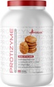 Nutrition métabolique, Protizyme, 100% poudre de protéines de lactosérum, haute protéine, faible teneur en glucides, faible teneur en gras de lactosérum, enzymes digestives, 24 vitamines et minéraux essentiels, 4 livres (52 ser)