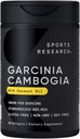 Recherche sportive Extrait de Cambogia de Garcinia (60% HCA) avec huile de coco bio vierge extra.