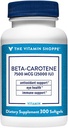 La vitamine Shoppe Beta-Carotène 2 500UI (Vitamine A), antioxydant pour la vision et la santé immunitaire (300 Softgels)