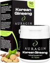 Auragin® Ginseng rouge coréen authentique – Fabriqué en Corée – Racines de 6 ans – Pas d'additifs ou d'autres ingrédients – Ginseng panax rouge 100% dans chaque tablette