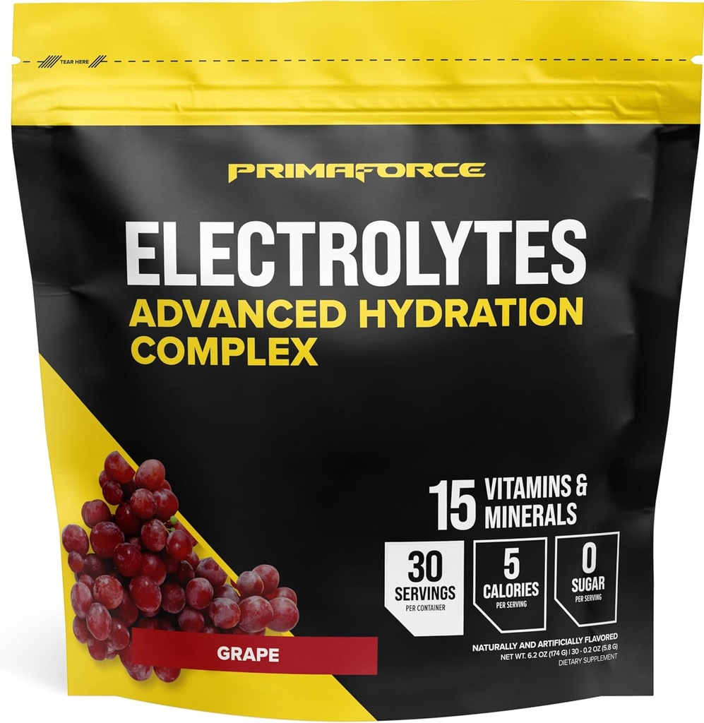 Primaforce Electrolytes Advanced Hydration Complex Packets (30 Servings) (Grape)