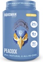BIRDMAN Peacock Vegan Protein Powder (en poudre) Complete Plant Based Meal Replacement Shake with Magnésium, Vitamine D, MCT Oil (en supplément pour les hommes et les femmes)