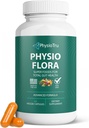 Physio Flora Curcumine Piperine, Probiotiques et Prébiotiques pour Gut, 60 Capsules de Veggie