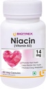Générique Rise Niacin 14mg Vitamine B3 avec Supplément Inositol 50mg - 60 Capsules de Vég.