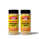 Assaisonnement nutritionnel de levure de Bragg Premium - végétalien, sans gluten – bonne source de protéines et de vitamines – substitut de fromage de parmesan à saveur nutritive (original, 4.5 once (paquet de 2))