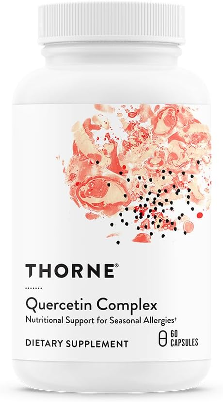 THORNE - Complexe Quercetin (anciennement Quercenase) - Soutien nutritionnel des allergies saisonnières* - 60 capsules - 60 portions