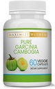 Supplément Cambogia 100% pur Slim maximum - HCA Extract - Formule de soutien du poids pour les hommes et les femmes - Non-OGM, sans gluten - 60 capsules