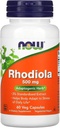 MAINTENANT ALIMENTAIRES Rhodiola 500MG Extrait 3PCT60 VCAP, 60 CT