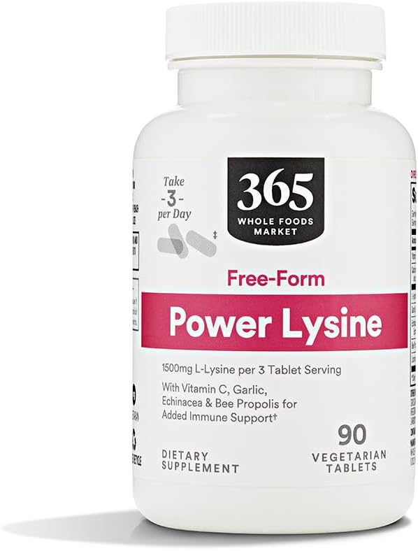 365 par Marché des aliments entiers, Lysine Power, 90 Compte