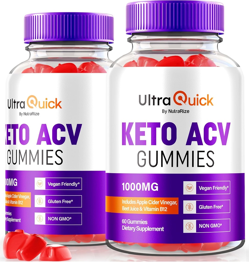Gommies de vinaigre de cidre de pomme de terre ultra-rapide, ultra-rapide Keto+ACV Weight Loss Support, Formule Premium Keto Plus CVC, Vinaigre de cidre de pomme naturel, Gomitas Avis officiels (120 Gummies)