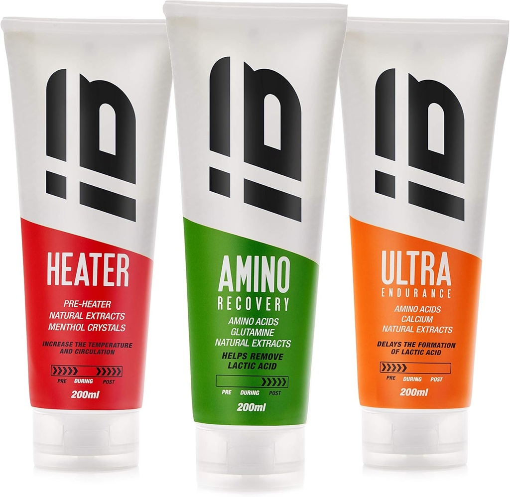 Crèmes INBIKE KIT 3 (Chauffe + Amino + Ultra)