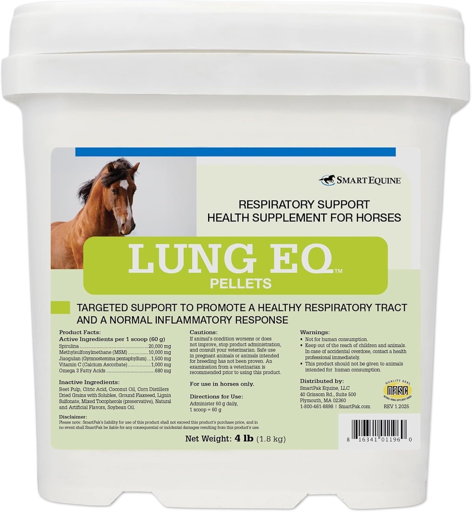 SmartEquine Lung EQ Pellets pour l'assistance respiratoire
