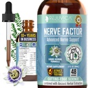 Rejuvica Health NerveFactor - Supplément avancé de soutien à la nerve - Livraison liquide pour une meilleure absorption - Acétyl-L-Carnitine, acide alpha lipoïque, vitamine B12, acide folique, saule blanche et plus encore!