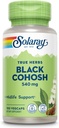SOLARAY Noir Cohosh 540 mg , Supplément de soutien à la ménopause et à la santé des femmes , Root entier , Non-OGM, Vegan & Lab Vérifié , 100 VegCaps