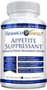 Research Verfied Appetite Suppressant - Curb Cravings, Reach Satiety, Boost Metabolism - 60 Capsules - Pack of 1