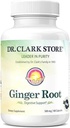 Dr Clark Ginger Root Supplement - Soutien digestif - 500 mg 100 Capsules de gélatine