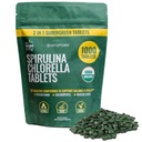 Sur la cible vivant Spiruline biologique Chlorella , Supergreens , USDA Organic , 1000 comprimés - 250 G (8,8 oz) , Vegan , Immmune Support , Alcalyzing , Nutrient Sense , Protéines