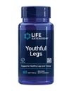 Prolongation de vie Jambes jeunes, flux sanguin, soutien de la veine, supplément de circulation, santé des jambes, extrait de Peel orange, diosmin, sans gluten, sans OGM, 60 softgels