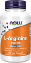 MAINTENANT compléments alimentaires, L-Arginine 500 mg, précurseur à oxyde nitrique*, acide aminé, 100 gélules