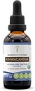Ashwagandha USDA Extrait sans alcool de teinture biologique, Ashwagandha Withania Somnifera Anti-Stress et Relaxation (2 FL OZ)