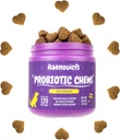 Probiotiques pour chiens, probiotiques de chien et enzymes digestives, santé et soutien immunitaire. Soulage la constipation, la mauvaise haleine, la flatulence et l'estomac. Vétérinaire développé, 120 Chews, Duck Flavor.