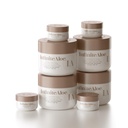 InfiniteAloe Complete Skin Care, Aloe Vera Powered Face and Body Cream for Dry Skin Relief, Fragrance Free - 4 Large Jar 8 oz & 4 Travel Jar 0.5 oz