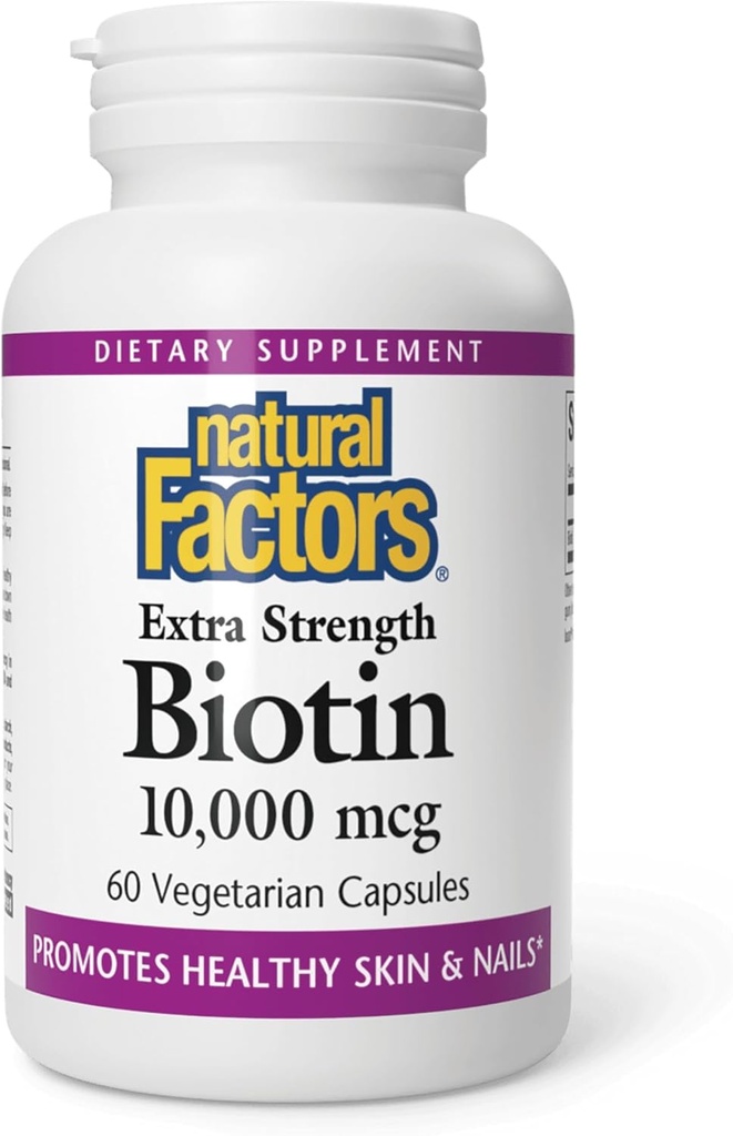Natural Factors Biotin 10000Mcg, 60 CT
