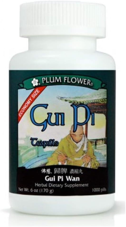 Gui Pi (Gui Pi Wan) Economy Size,1000 Ct, Plum Flower 6.0 Oz