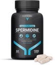 Fit & Focused Spermidine Extrait de germe de blé - Suppléments de Spermidine (10mg de 99% de Spermidine concentrée, 1000mg équivalent de l'huile de germe de blé fermentée biologique), 60 Capsules