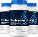 NutraRize (3 Pack) ProNerve6 Neuropathie, ProNerve 6 Supplément de soutien Nerve, Pro Nerve 6 Capsules, ProNerve6 Pastillas Reviews (180 Capsules)