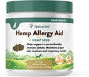 NaturVet Hemp Allergie Aid Plus Chews tendres de graines de chanvre pour chats, 60 ct, fabriqués aux États-Unis