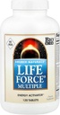 Source Naturals Life Force Multiple Iron Free Daily Multivitamine High Potency Vitamines essentielles, minéraux, antioxydants et nutriments - Energy & Immune Boost - 120 Capsules