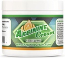 Crème Arginine - 4 oz - Supplément de soutien à l'oxyde nitrique L-Arginine pour hommes et femmes - Sans parfum
