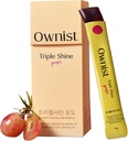 Owist Triple Shine Grape Jelly on-the-Go - Cibles taches foncées et brillance de la peau, contient BelightTM, vitamines B, C - 14 Stick Packs