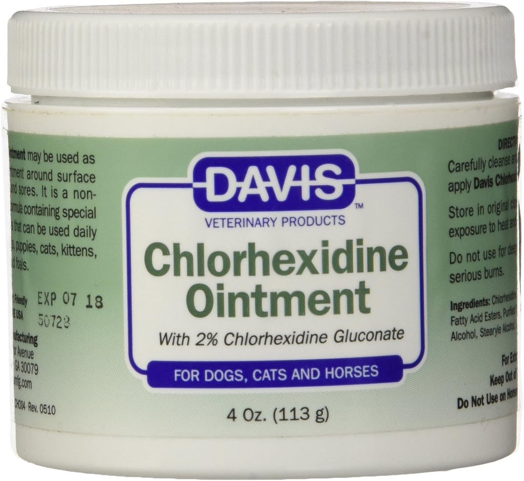 Davis 2% Chlorhexidine pommade, 4 oz