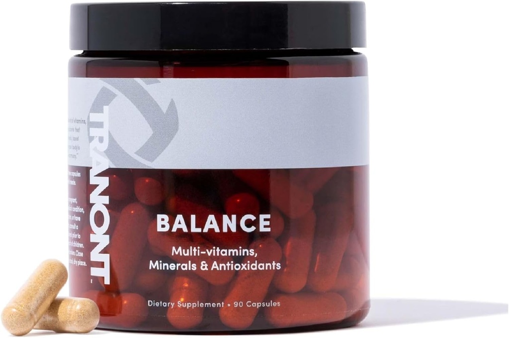 Équilibre du tranont : 90 comprimés Multi-minéraux et capsules vitaminiques pour adultes.