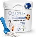 Poudre de zéolite Supplément alimentaire 100% naturel pour l'immunité et la désintoxication, santé digestive, supplément de santé articulaire poudre, détox foie, améliorer la santé des animaux de compagnie w/Asy-to-Use Pet Suppléments, 350g/12.35 oz