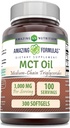 Formules étonnantes MCT Supplément à l'huile de 1000 Mg par service